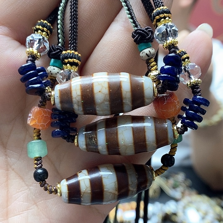 玛瑙/玉髓颈饰合金多样性发其一