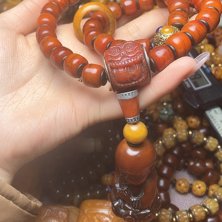 牦牛骨卡12手持车挂件