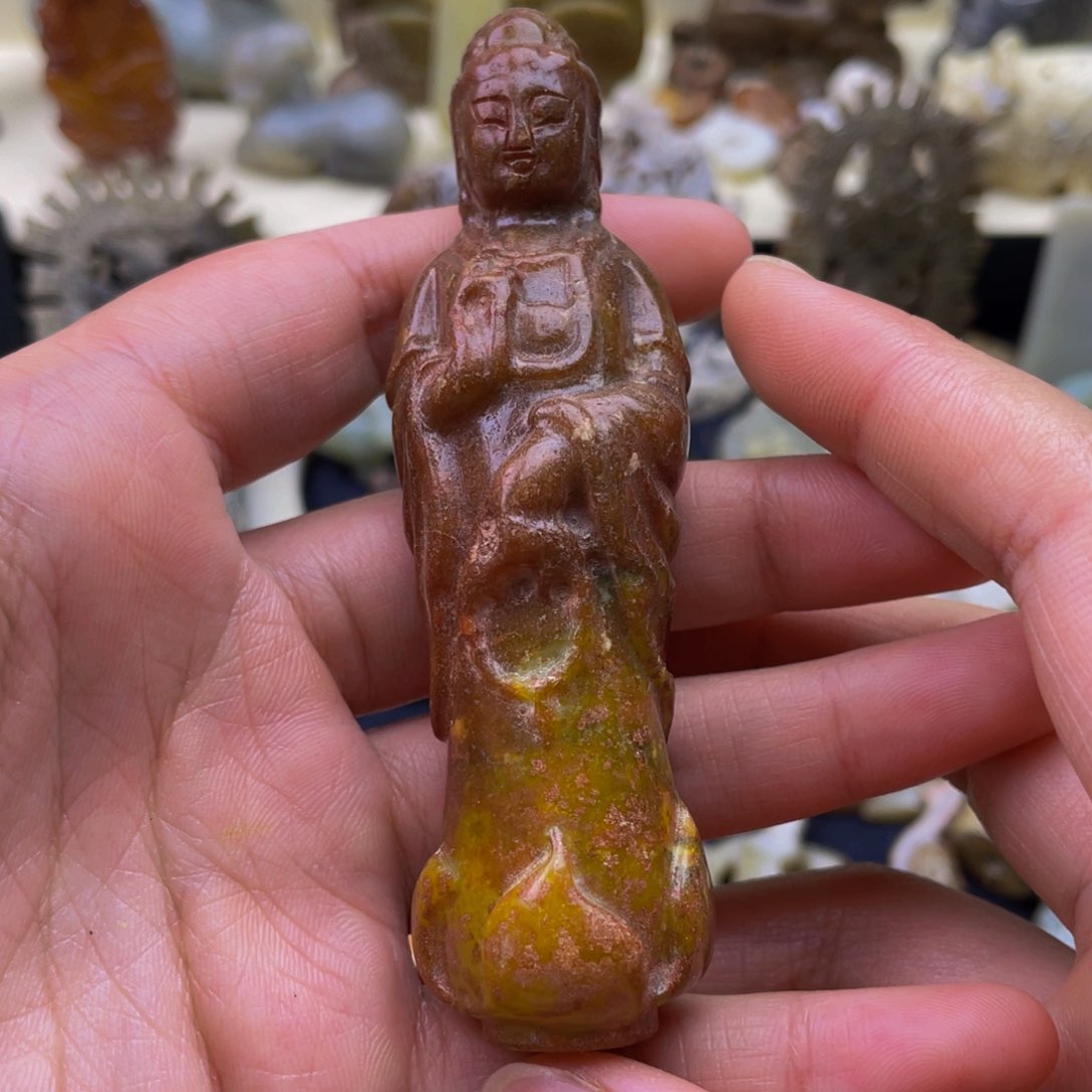 蛇纹石玉未镶嵌颈饰29