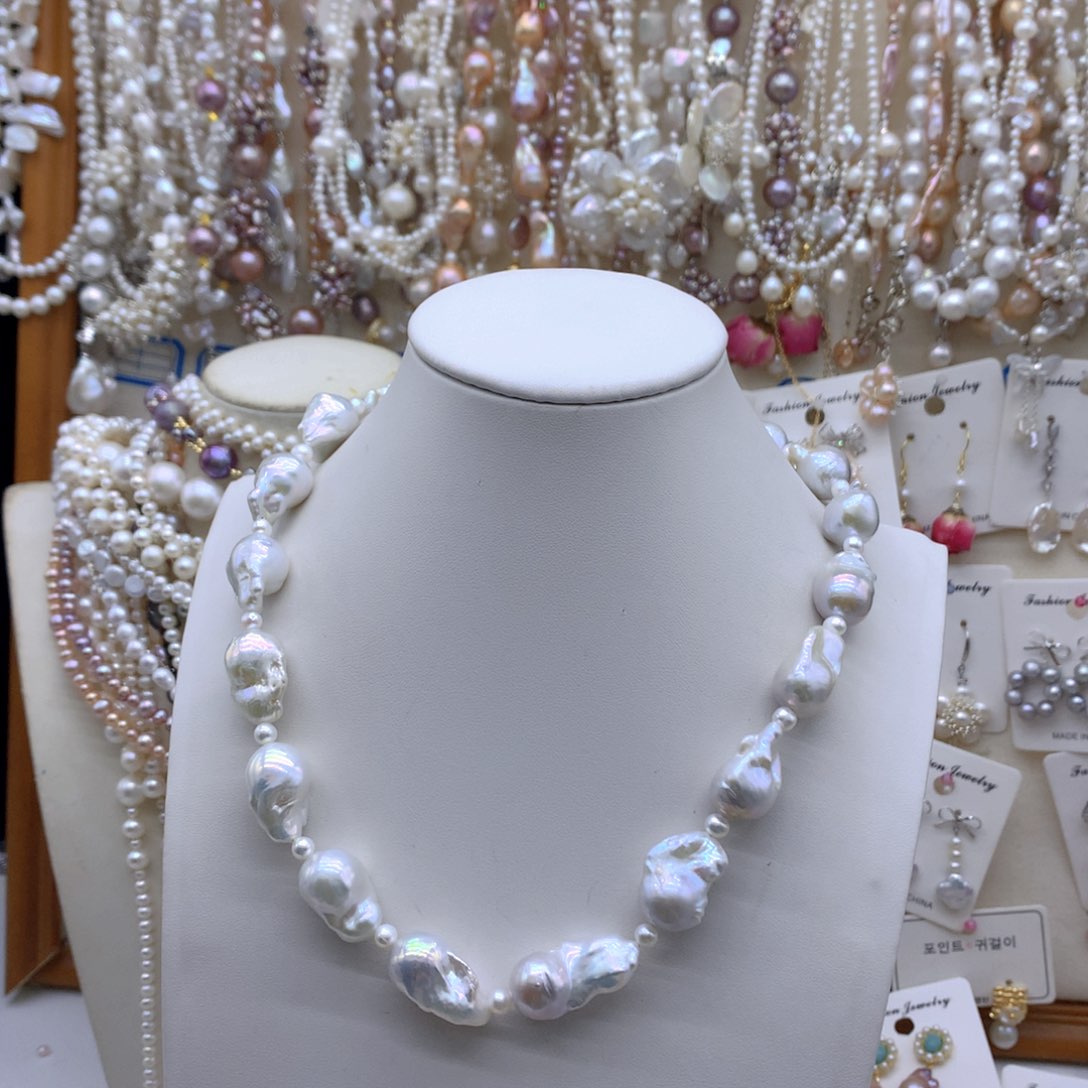 合金淡水珍珠耳饰随**欲