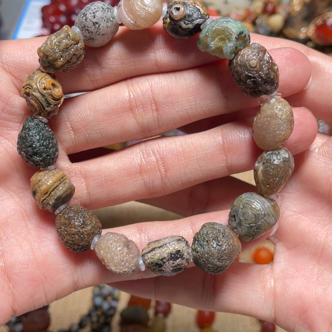 玛瑙/玉髓手链未镶嵌