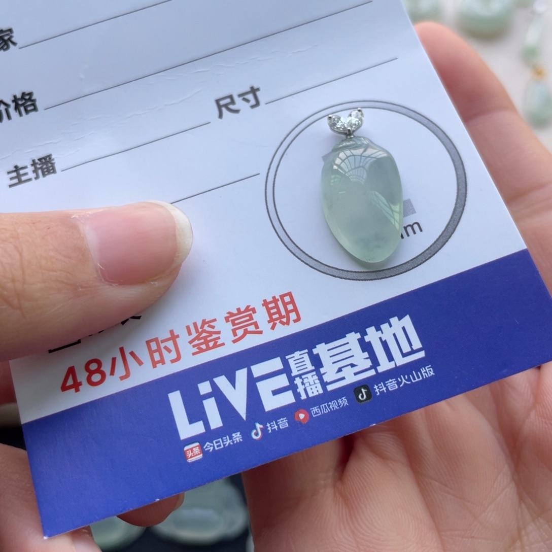 翡翠未镶嵌颈饰金扣