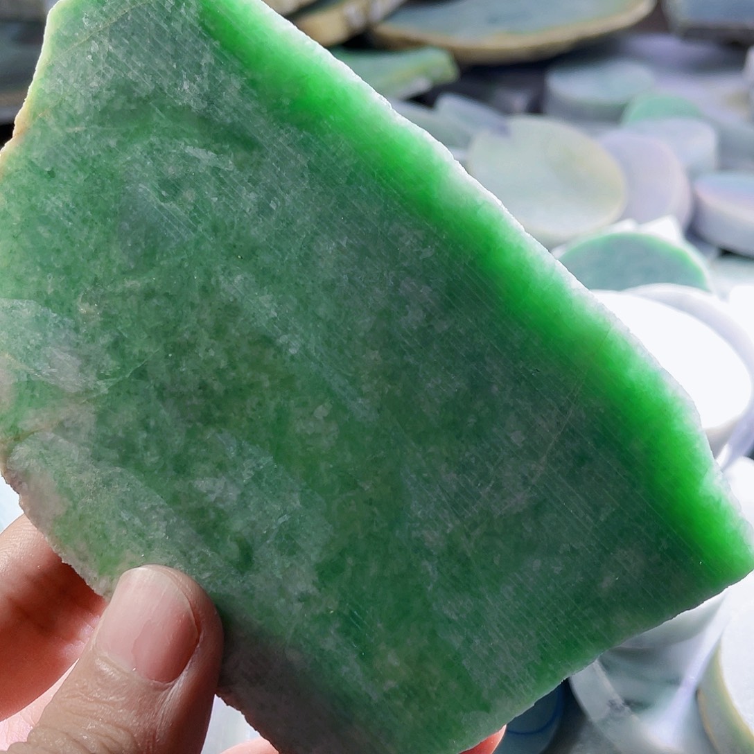 史***梯翡翠裸石天然翡翠A货