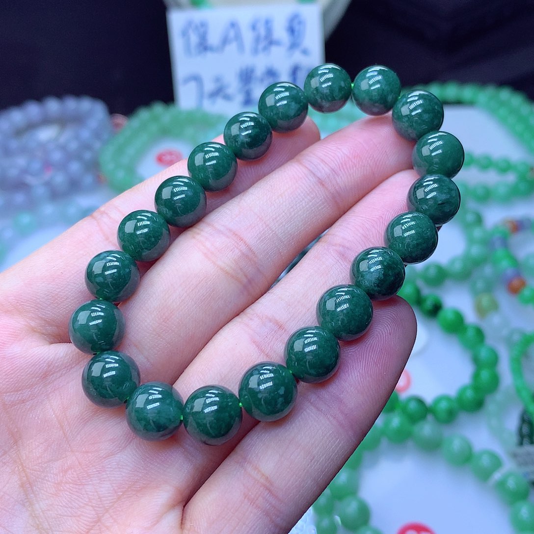 翡翠毛衣链未镶嵌9.5