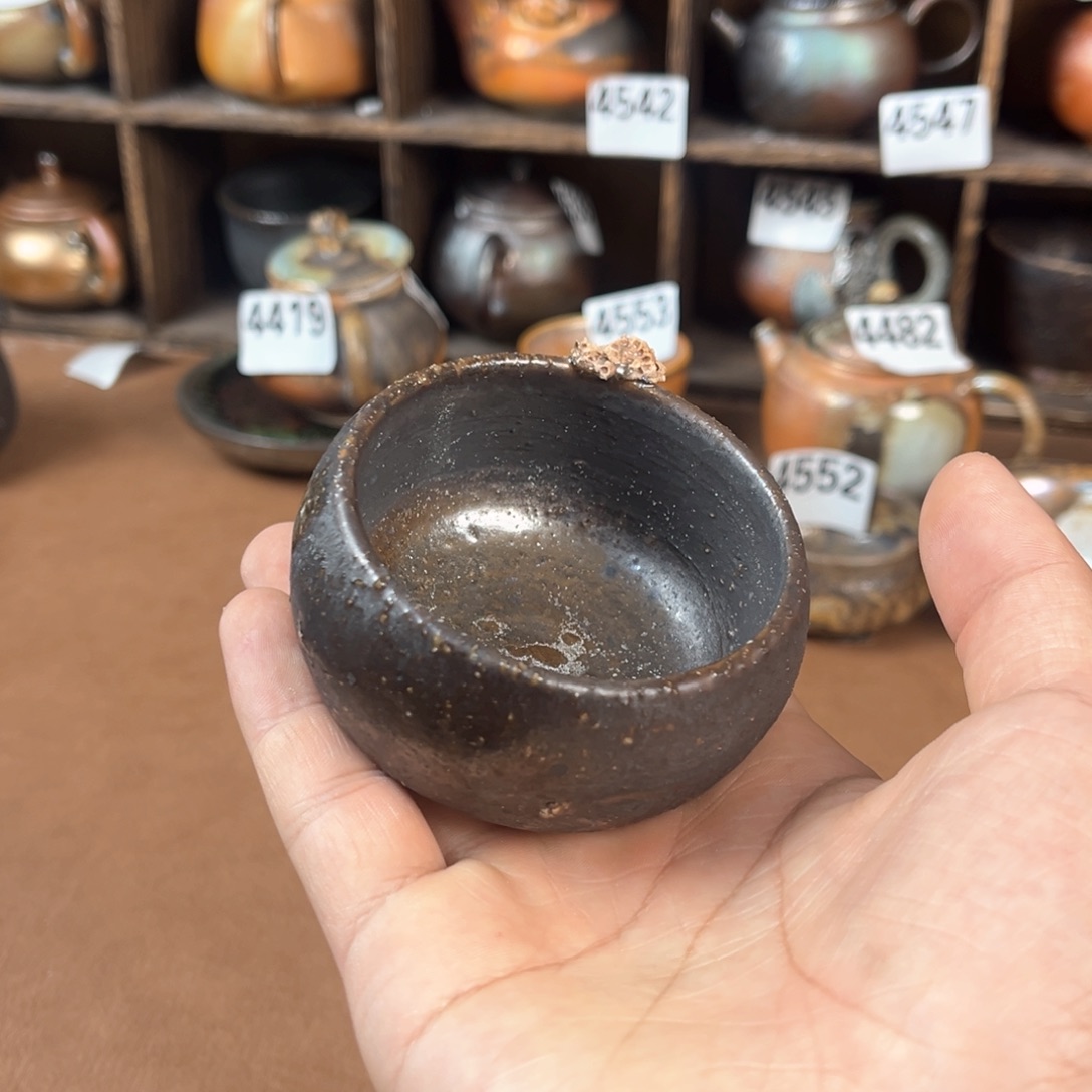 杯柴烧茶器主人杯