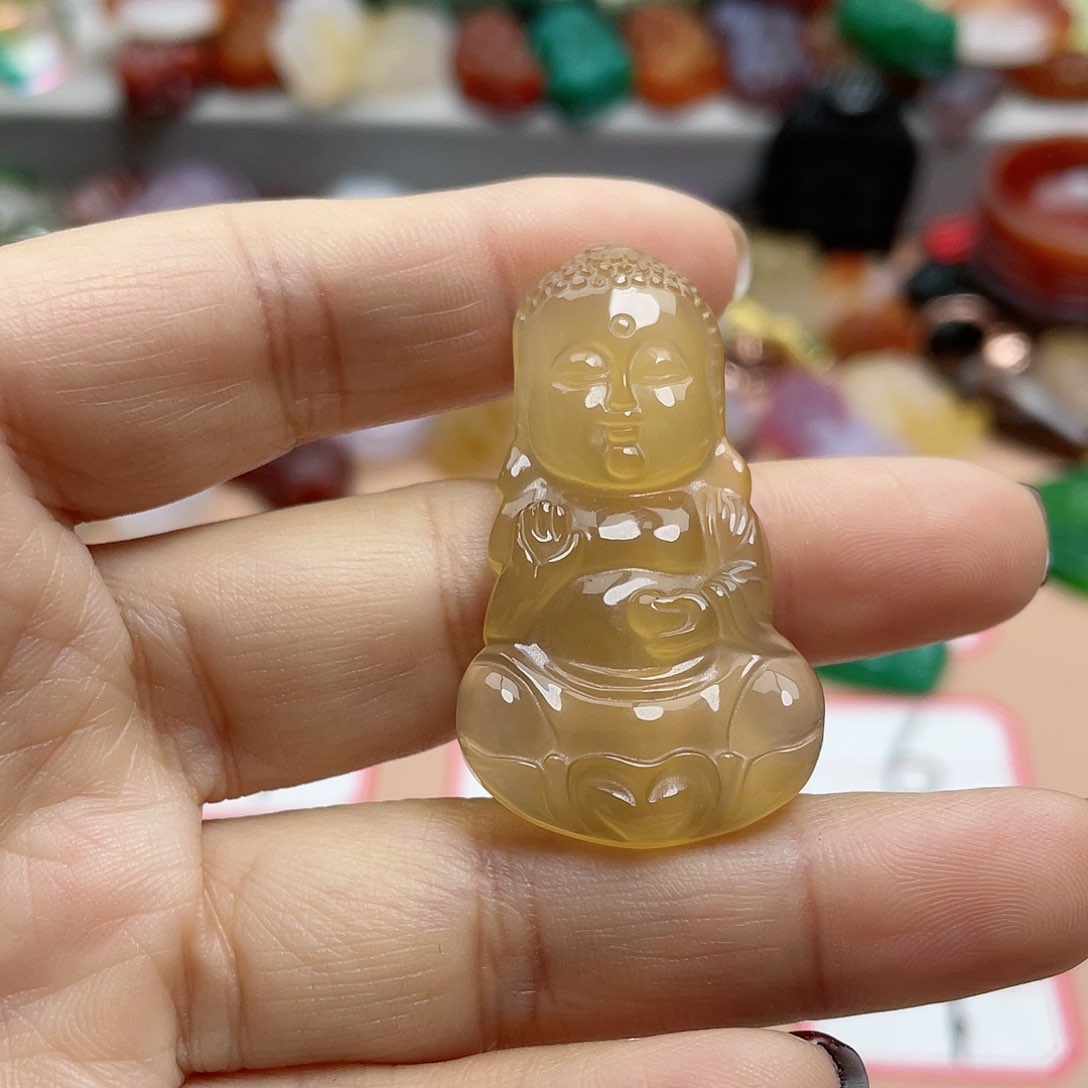 玛瑙/玉髓颈饰合金吉***～