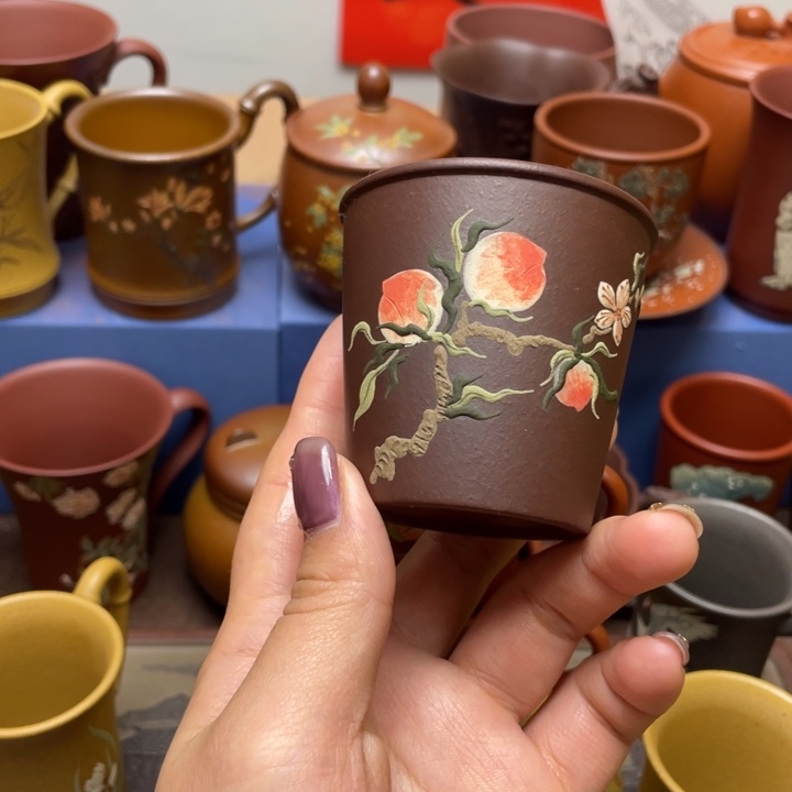 紫砂茶杯紫砂主人杯