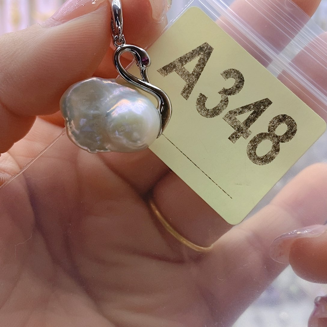 淡水珍珠颈饰银S925镶嵌