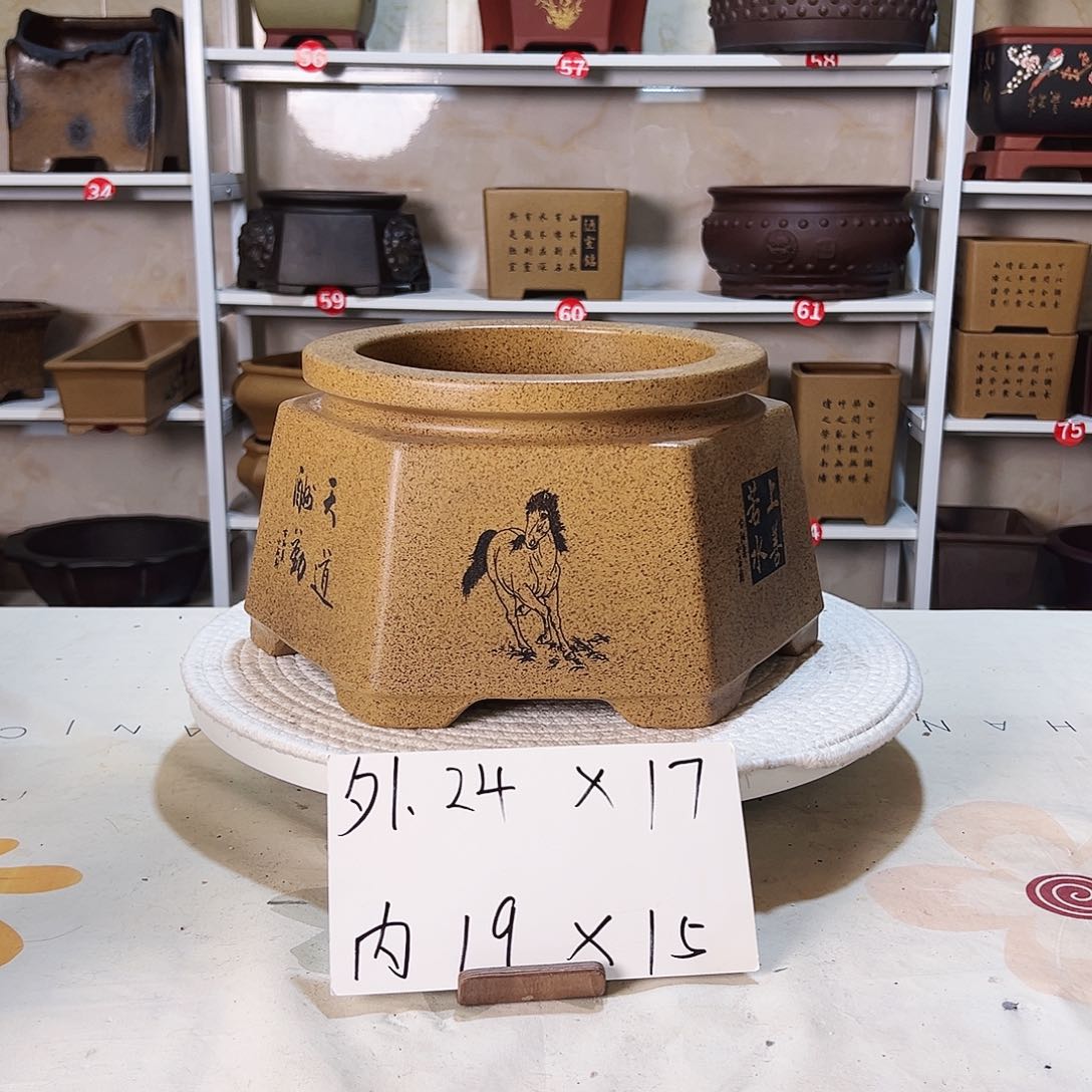 紫砂花盆紫砂花盆