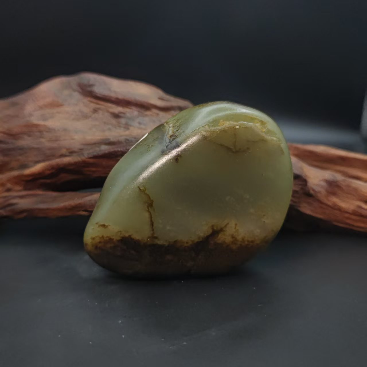 N和田玉籽料原石手把1476