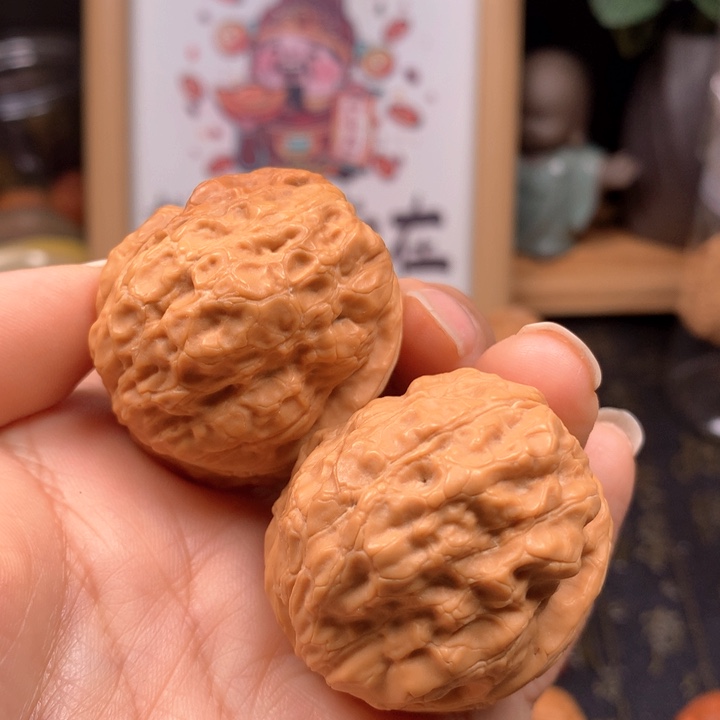 桃核把件黄金蟾43尺寸