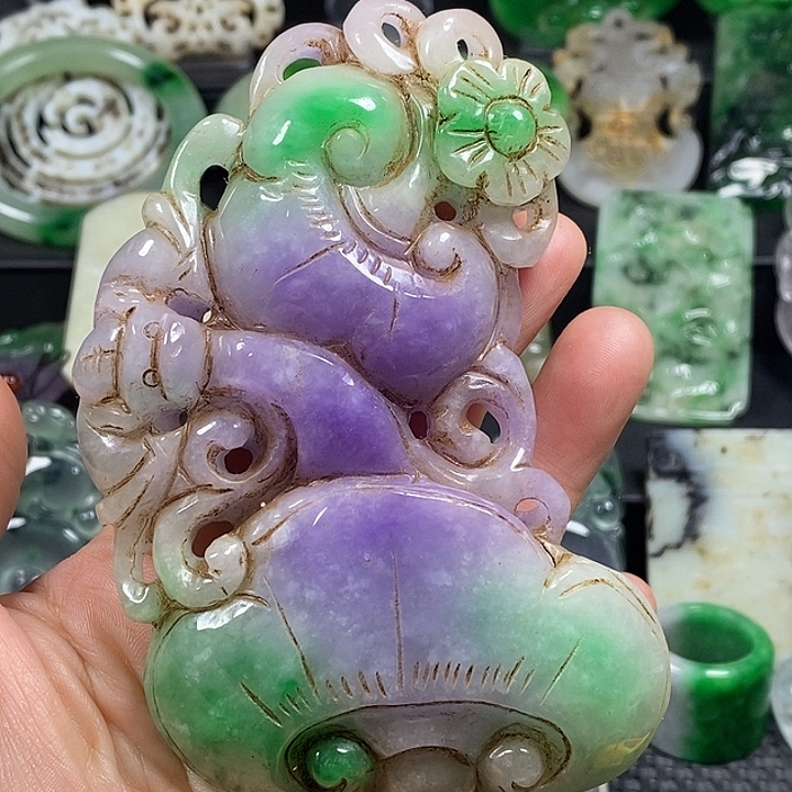紫金钵盂菩提吊坠