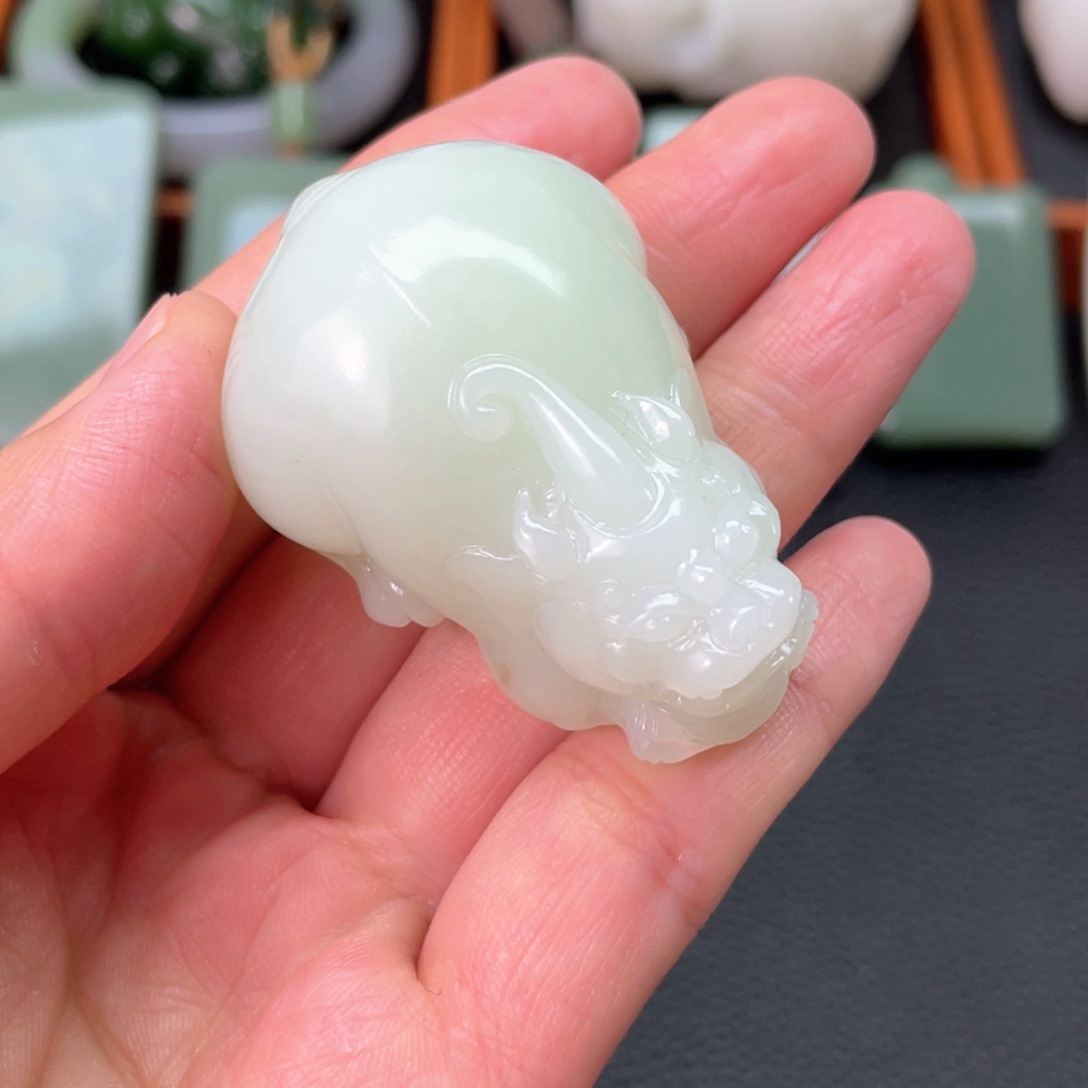 和田玉把件未镶嵌