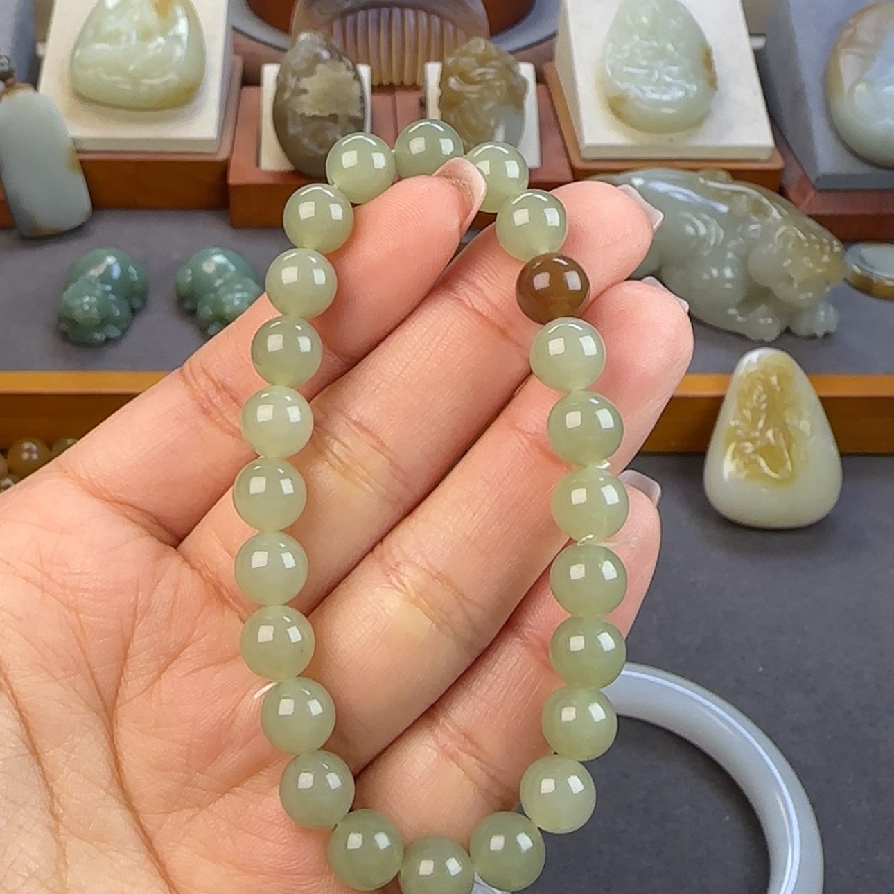 【闪购商品】和田玉手串未镶嵌