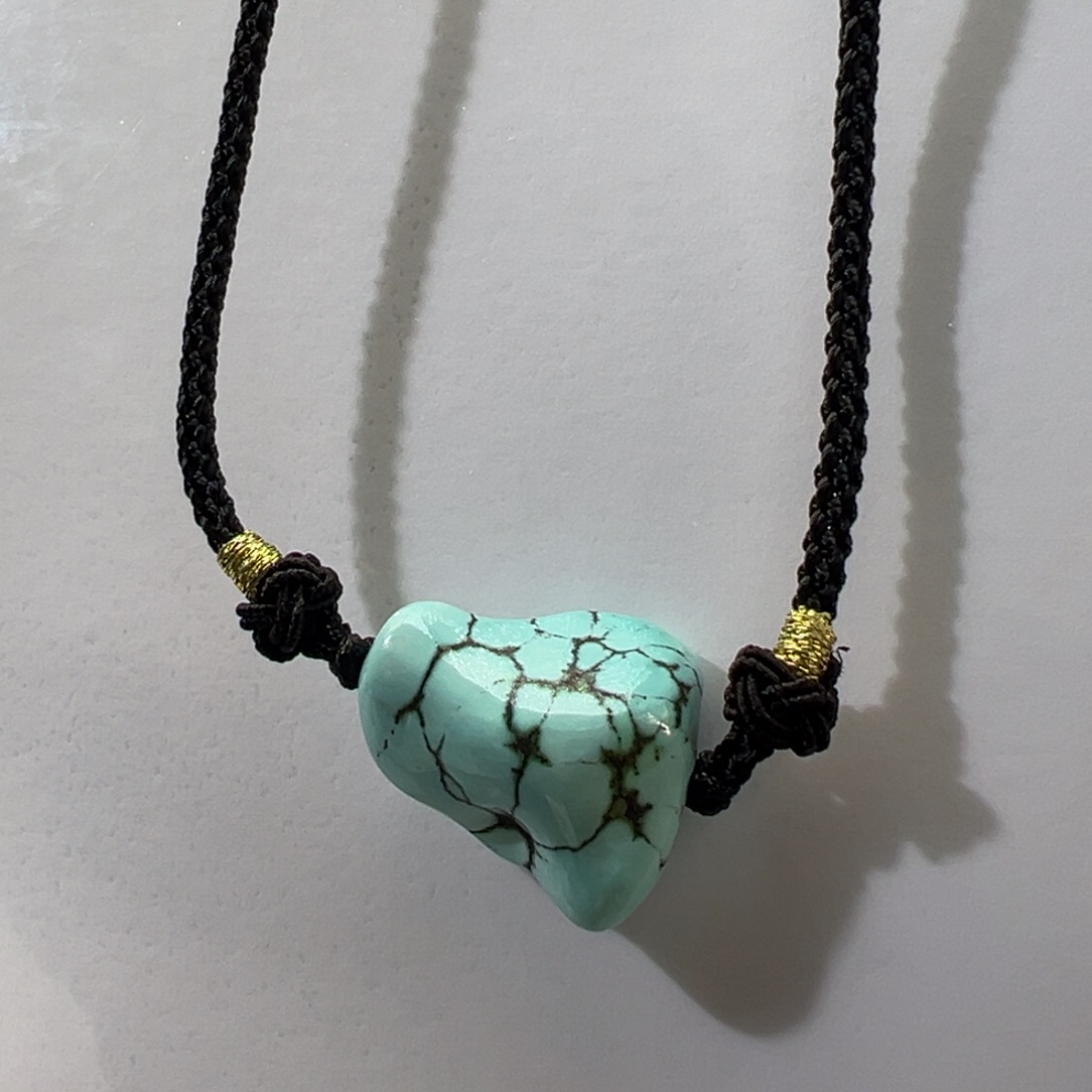 绿松石未镶嵌挂件