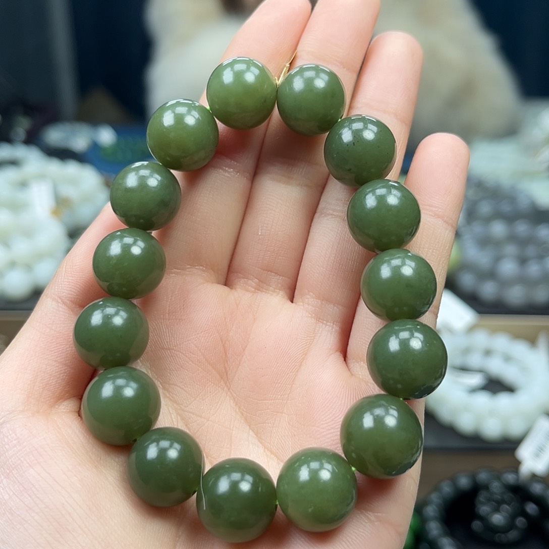 和田玉手链未镶嵌