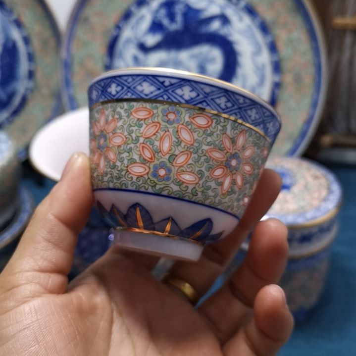 9**%青花玲珑斗彩珐琅