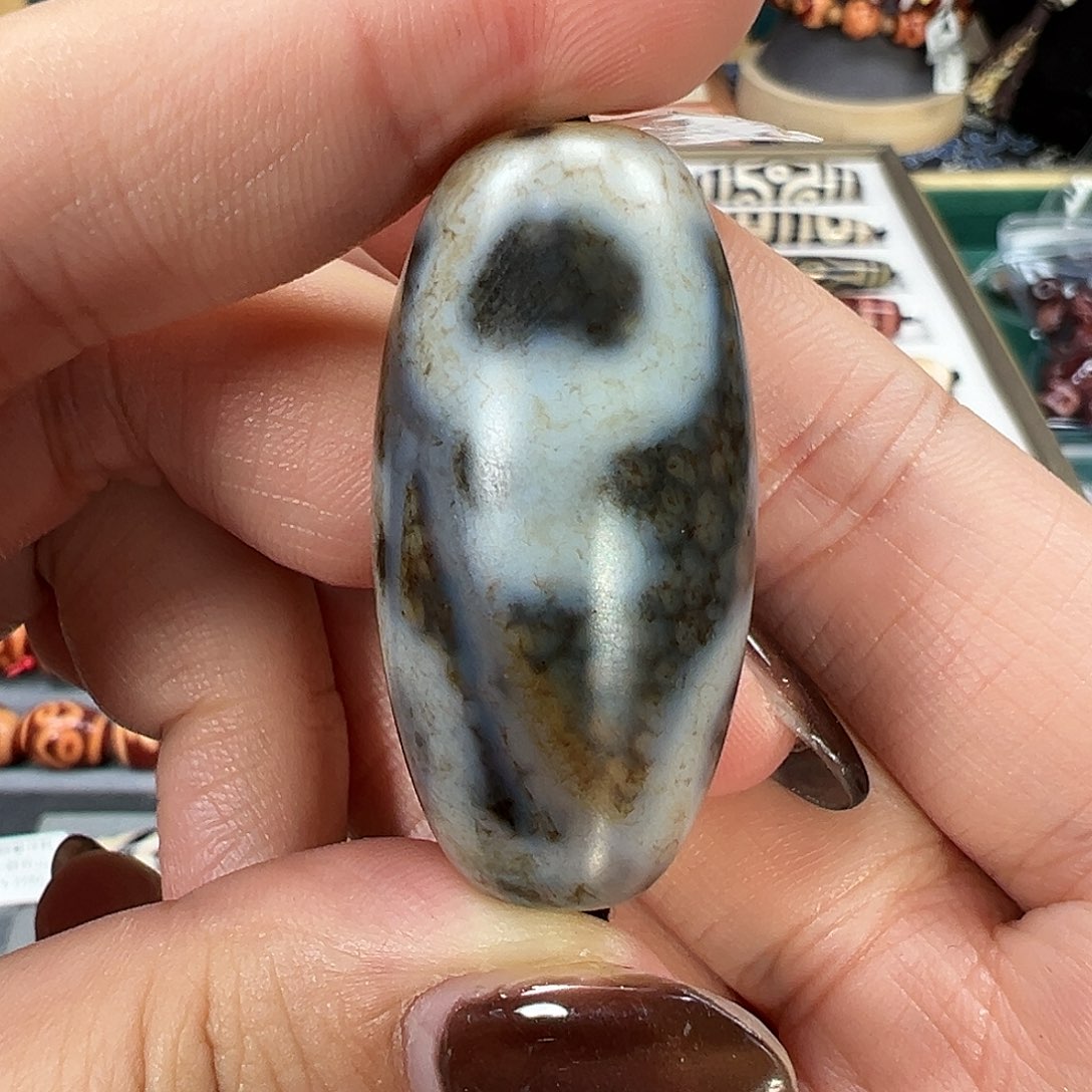 玛瑙/玉髓未镶嵌珠宝半成品吴老古珠四宝瓶