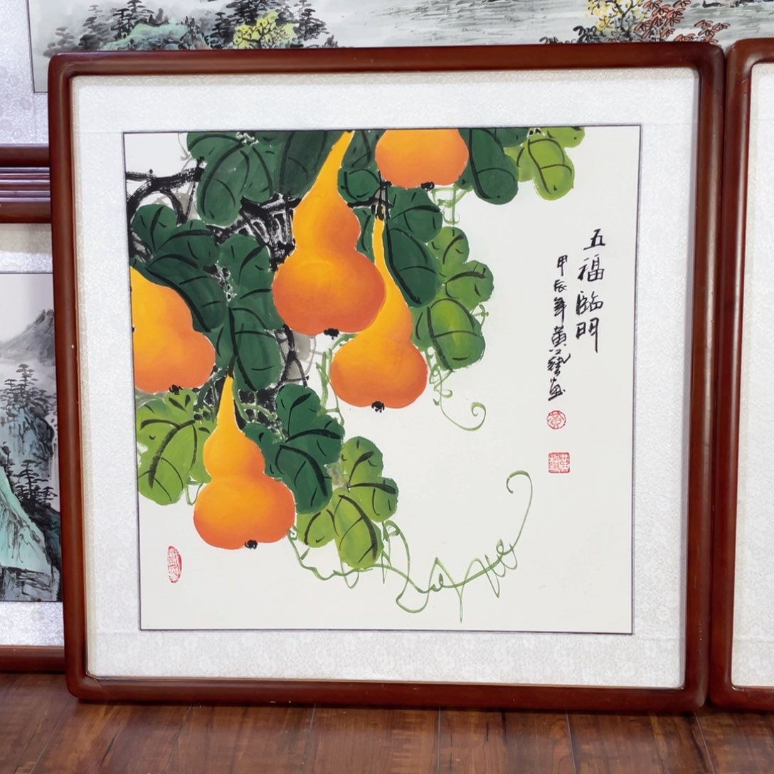 国画带框尺寸63*63厘米