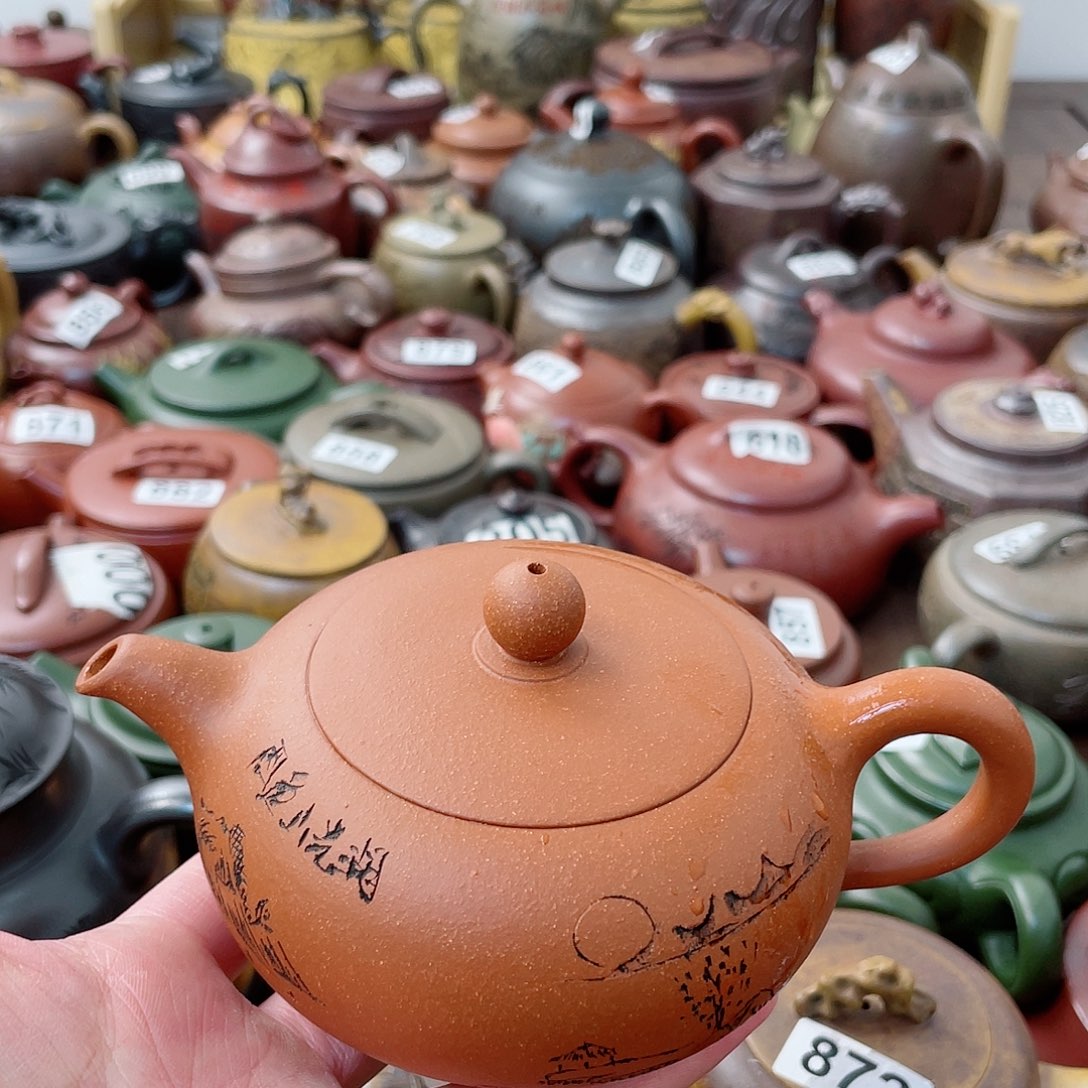 茶壶紫砂紫砂微瑕