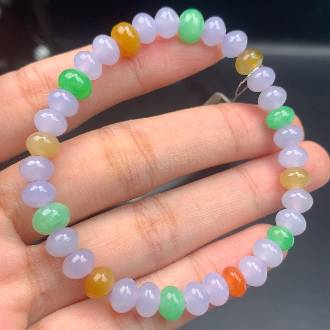 翡翠手链未镶嵌卡