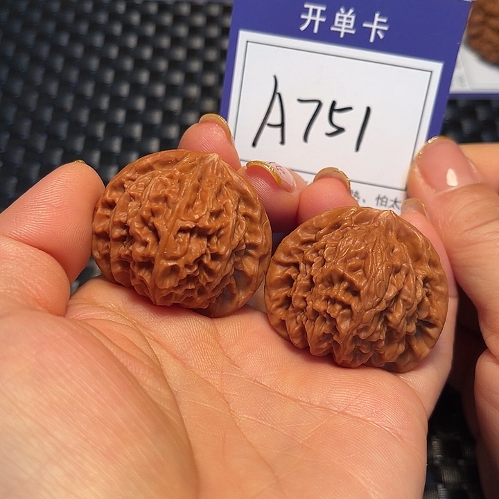 桃核把件38宫灯A751