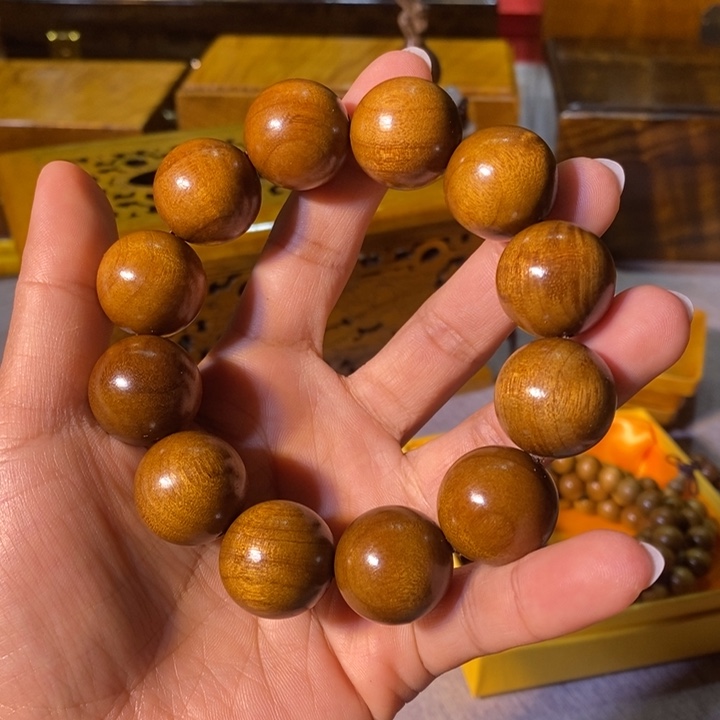金丝楠金丝楠木小叶2.0手串