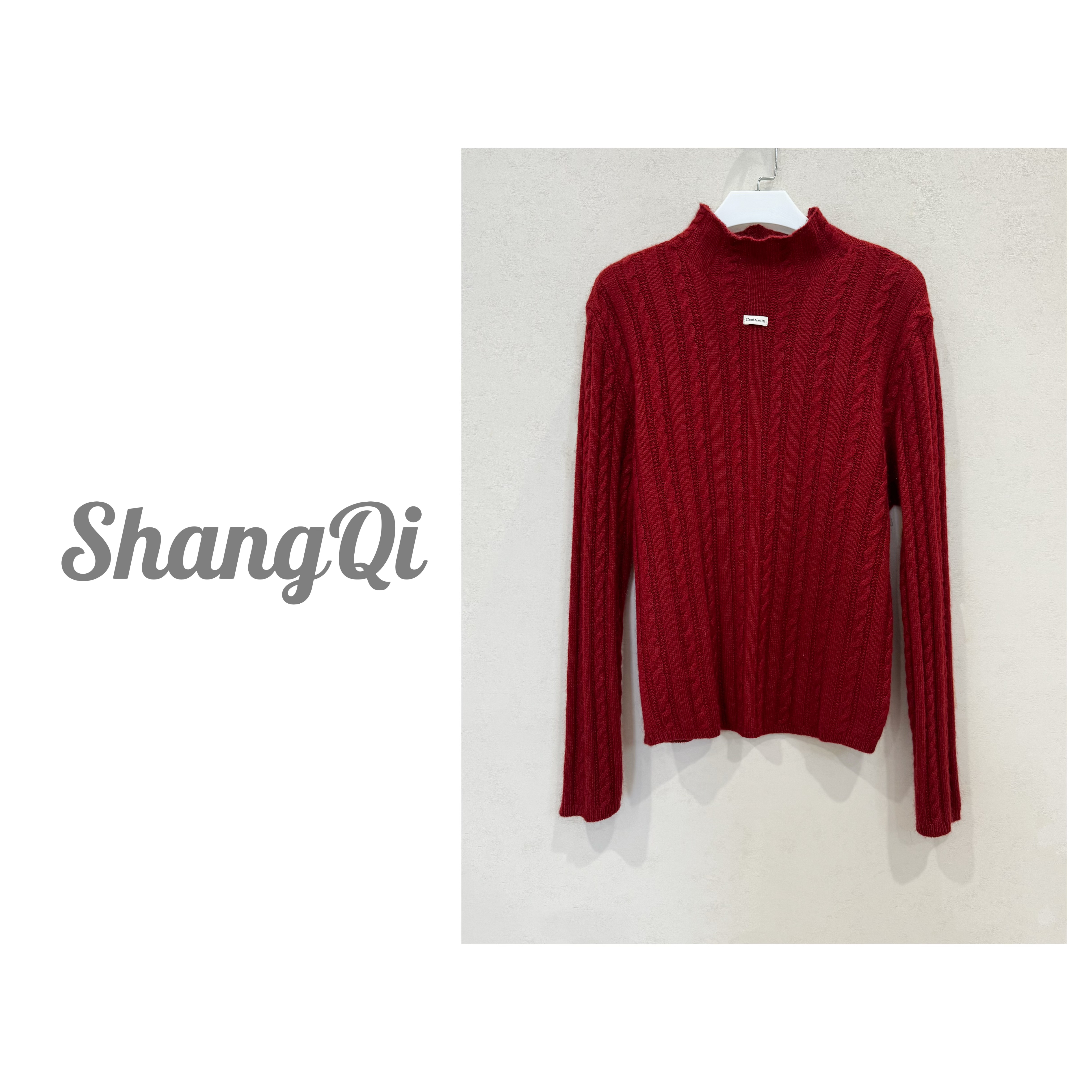 【好拍档上衣】显瘦气质保暖秋冬休闲百搭舒适纯色毛衣--卡码拍大