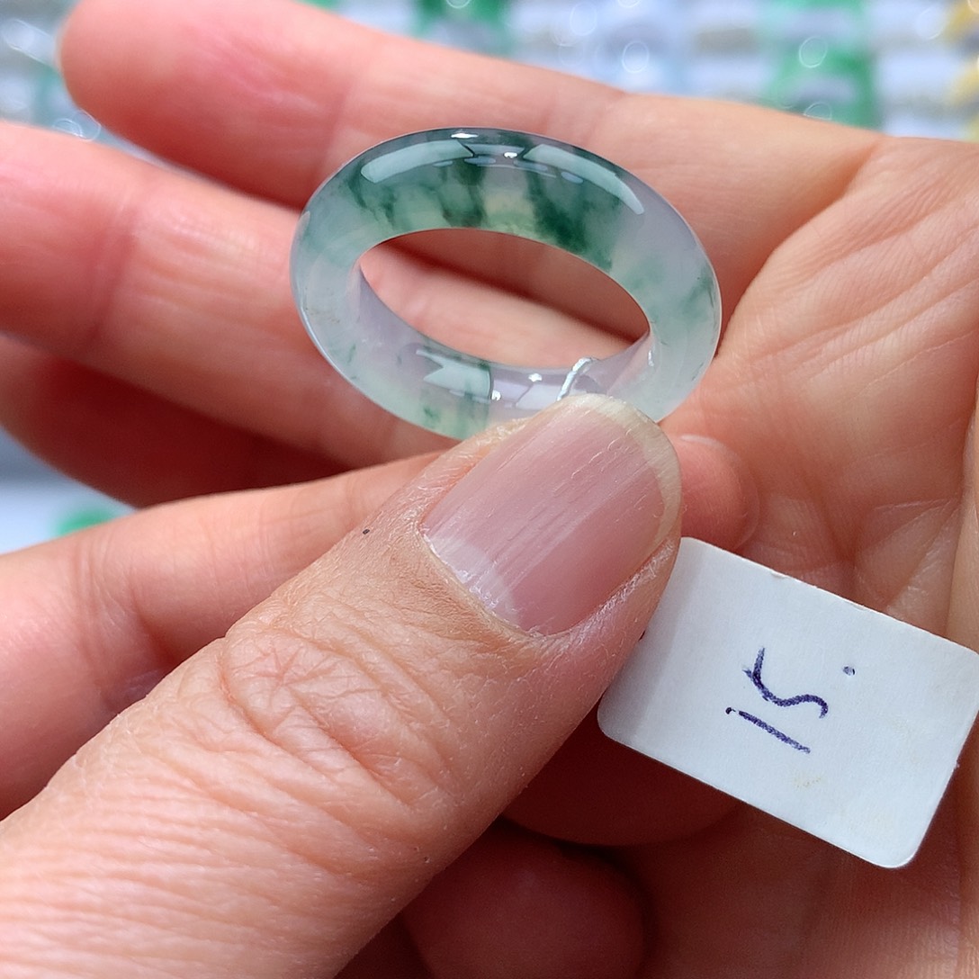 翡翠戒指未镶嵌15号