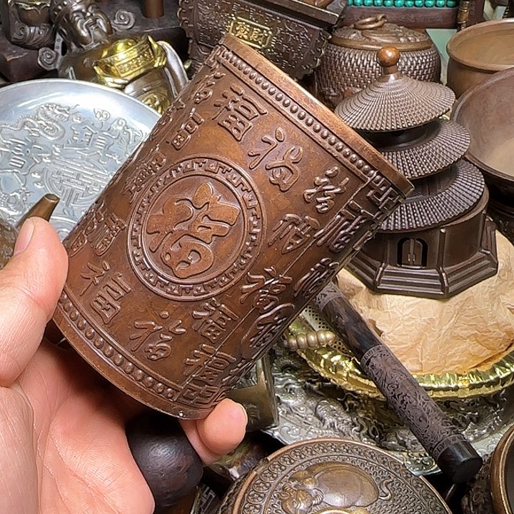 铜器办公室茶室摆件