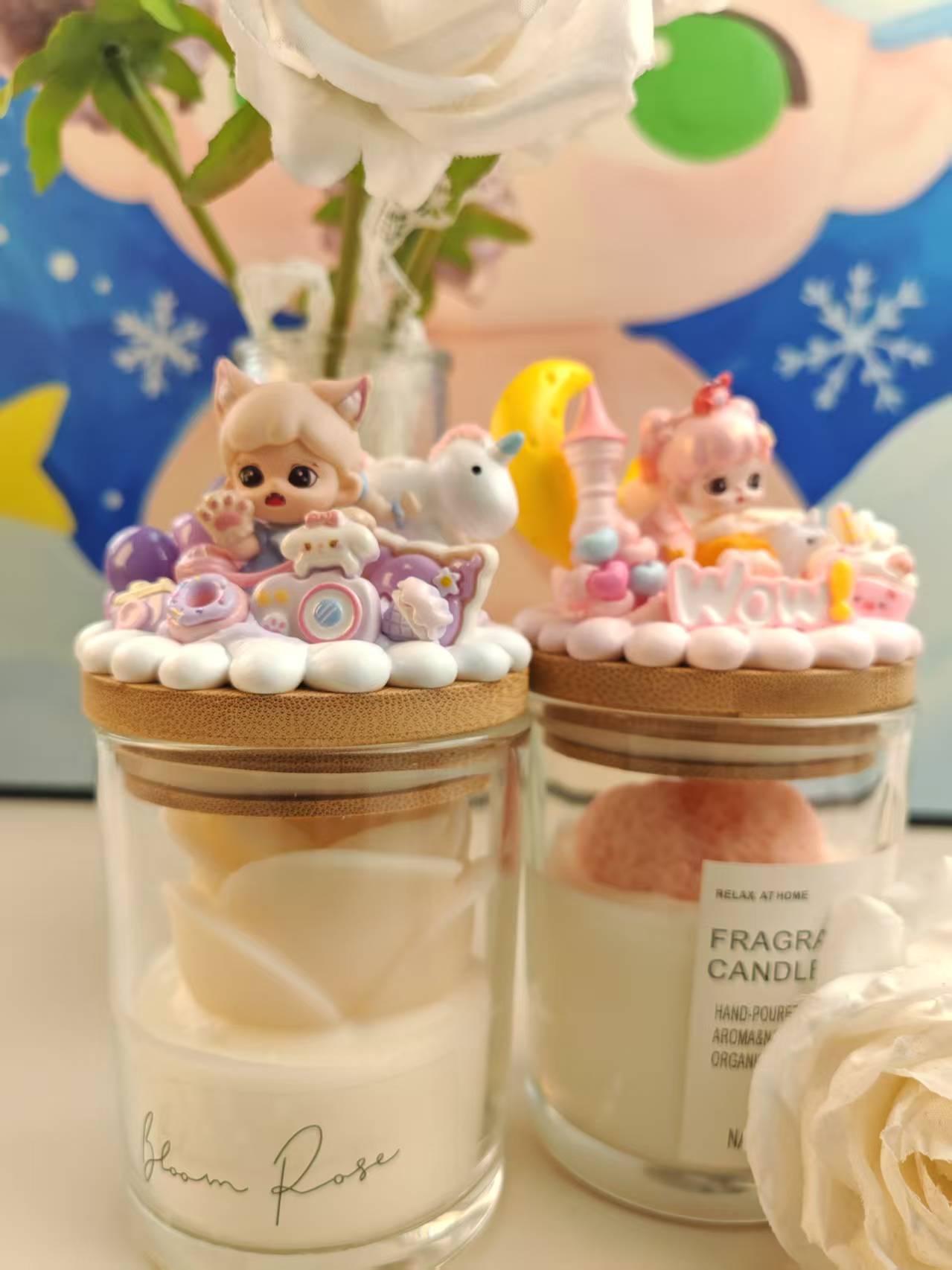 选款（香氛蜡烛专拍）-网红可爱奶油胶diy-香氛蜡烛