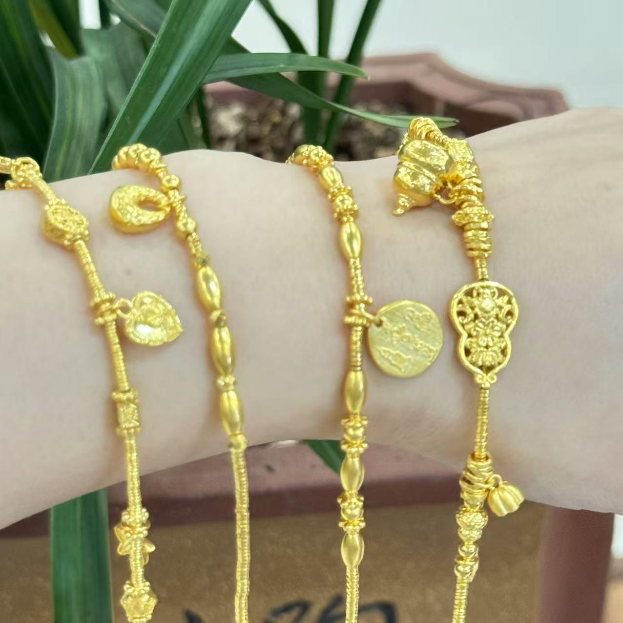 Q【编绳手串合集】足金999精工手绳-多样性发一