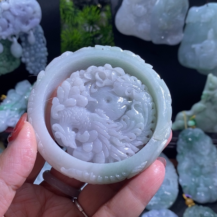 【闪购商品】颈饰未镶嵌翡翠王*笠凤凰