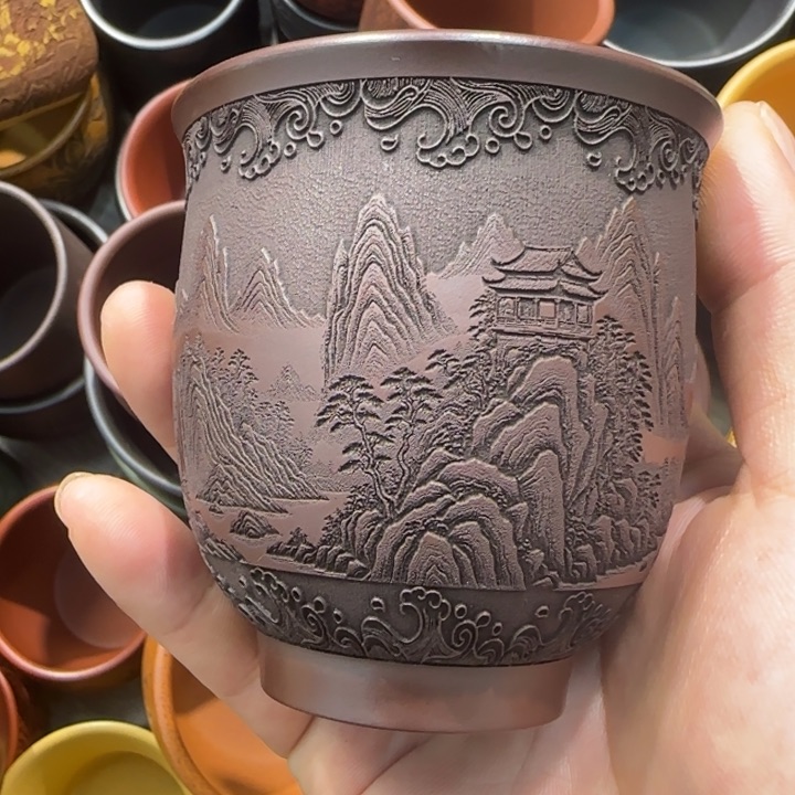 茶杯紫砂全手工制作工艺