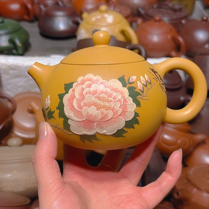 紫砂茶壶宜兴原矿紫砂壶330