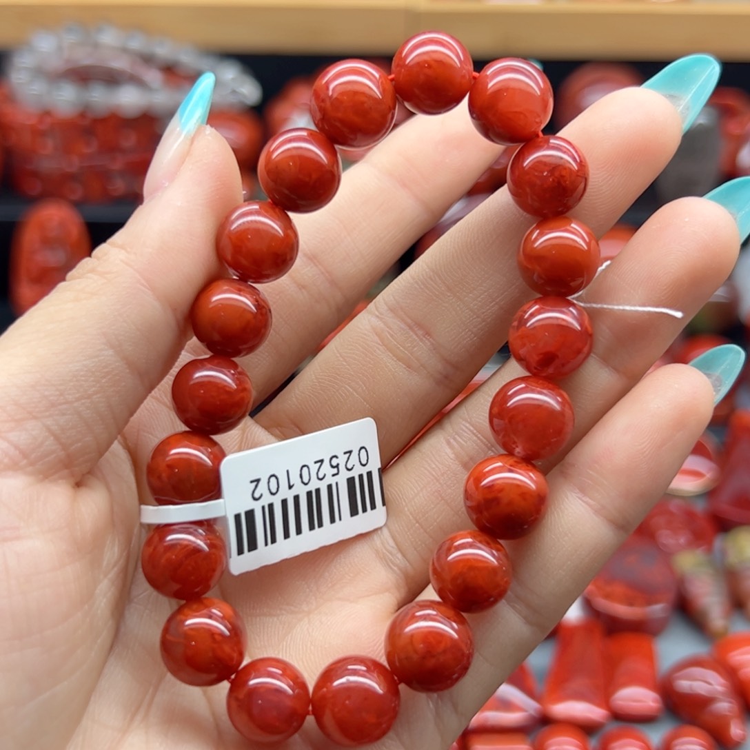 南红玛瑙配饰未镶嵌10mm