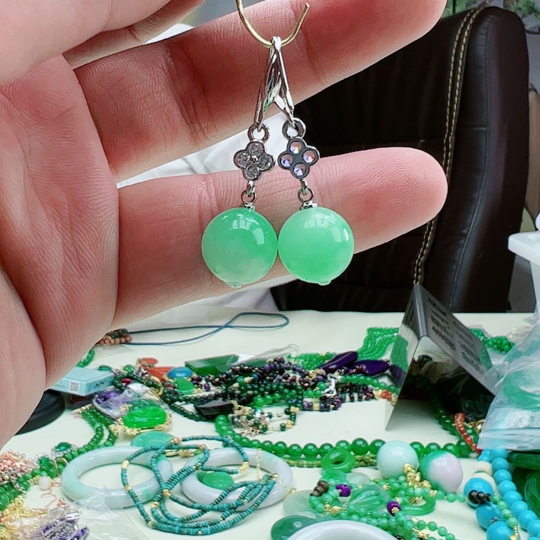 翡翠吊坠(赠链)银S925镶嵌