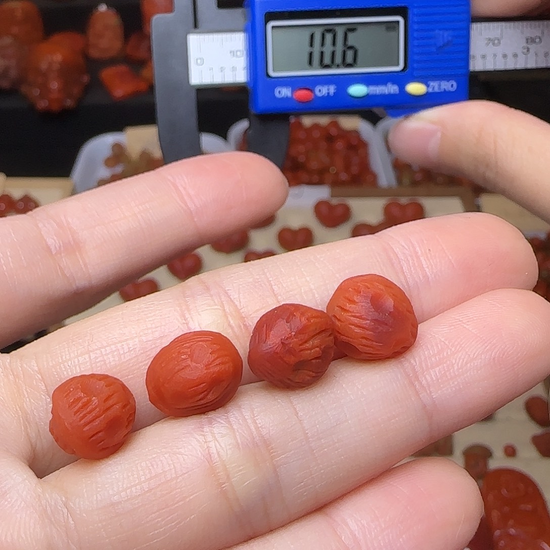 南红玛瑙未镶嵌吊坠(不含链)