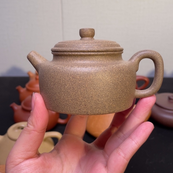 紫砂壶全手工青段