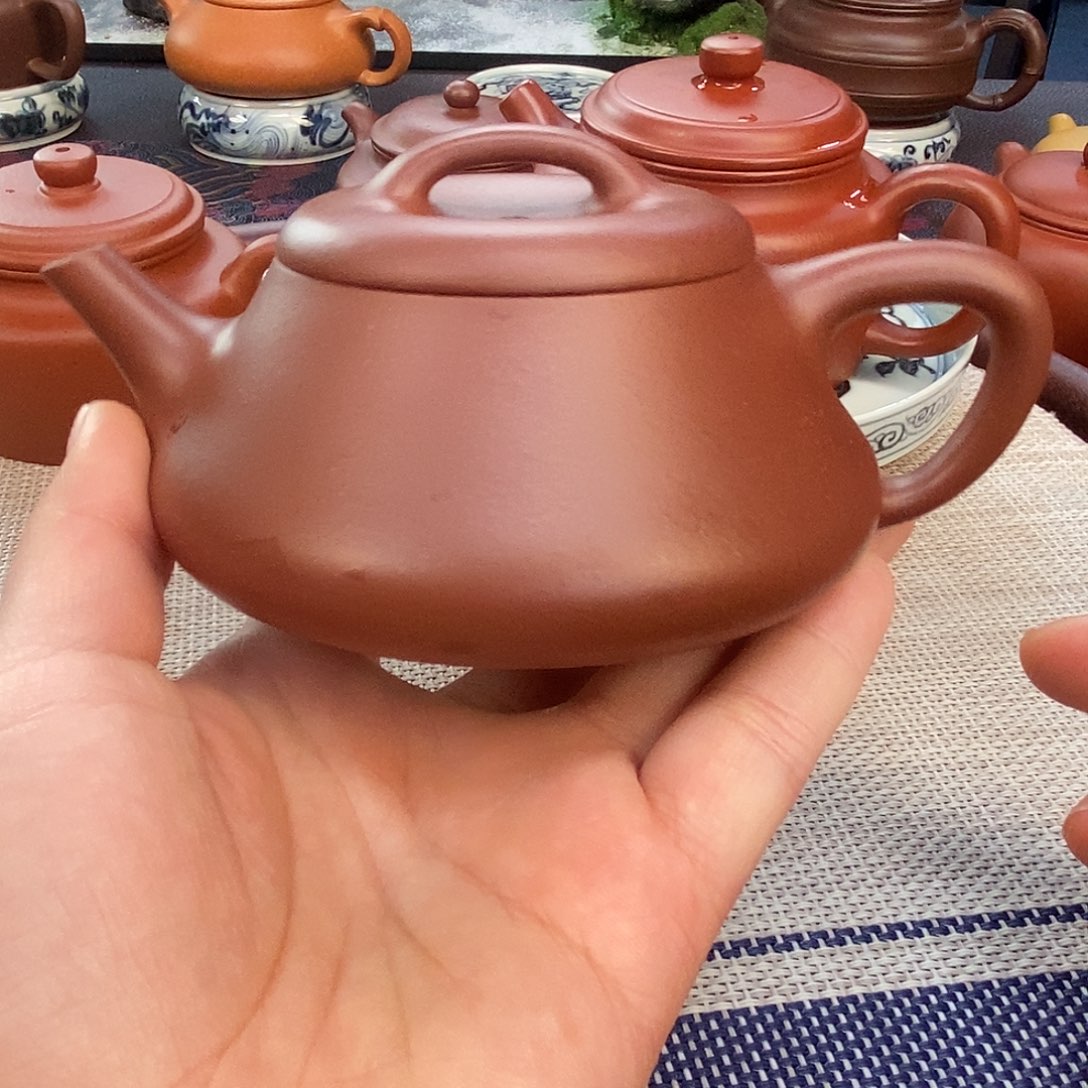 紫砂茶壶黄龙山原矿紫泥