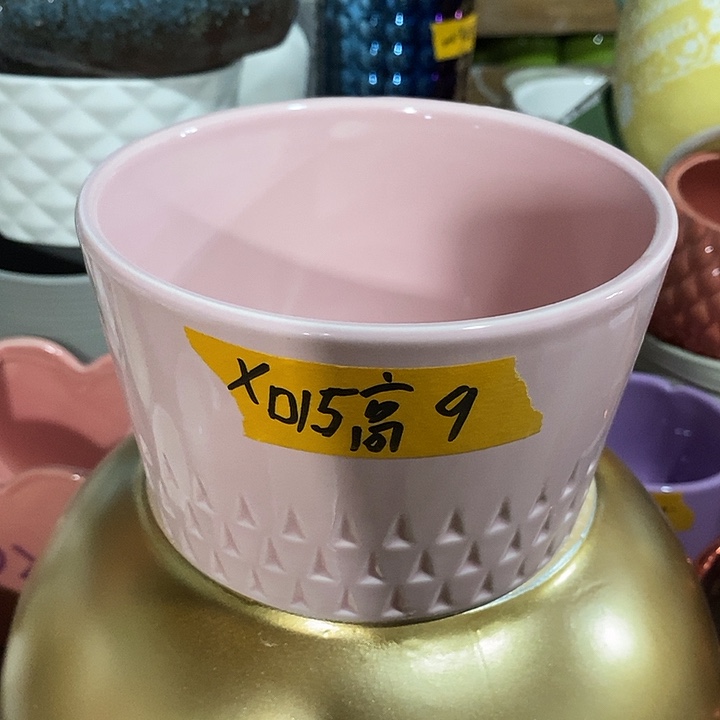 陶盆有孔 瑕疵针孔漏釉介意勿拍口15 高9