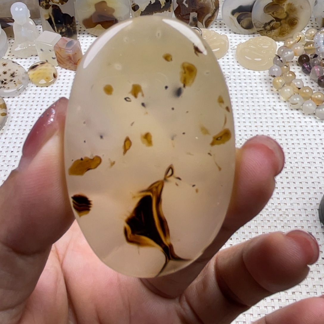 玛瑙/玉髓未镶嵌颈饰
