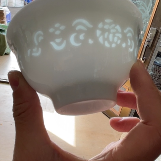 瓷片陶瓷陶瓷10厘米玲珑