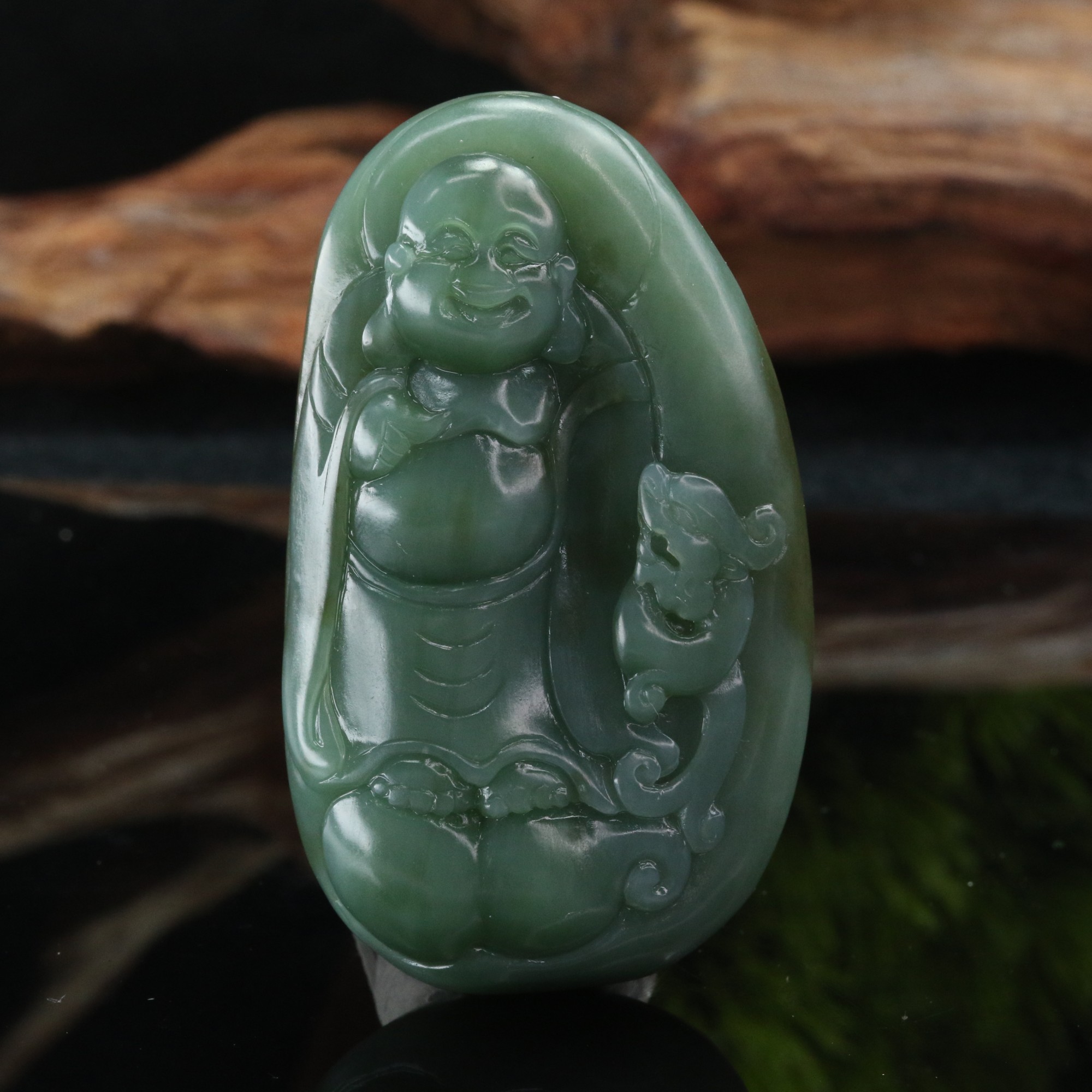 21和田玉佛公吊坠/000710上海嘉禾拍卖