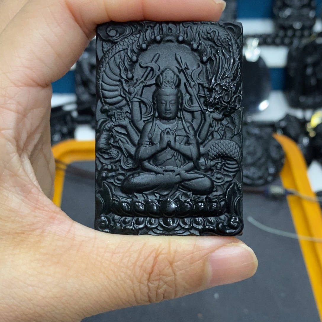 ****蛇纹石玉未镶嵌吊坠