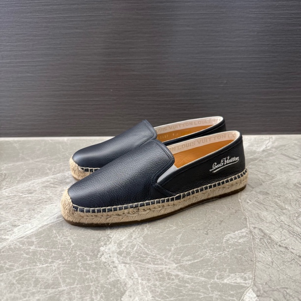 未使用 LouisVuitton/路易威登 黑色休闲渔夫鞋 39-40码
