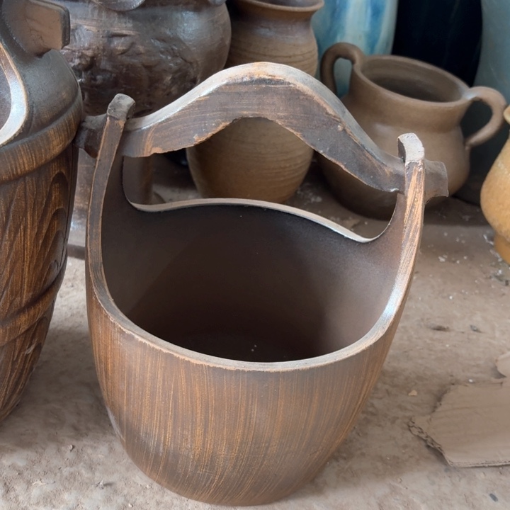 紫砂花盆口径21/29有孔