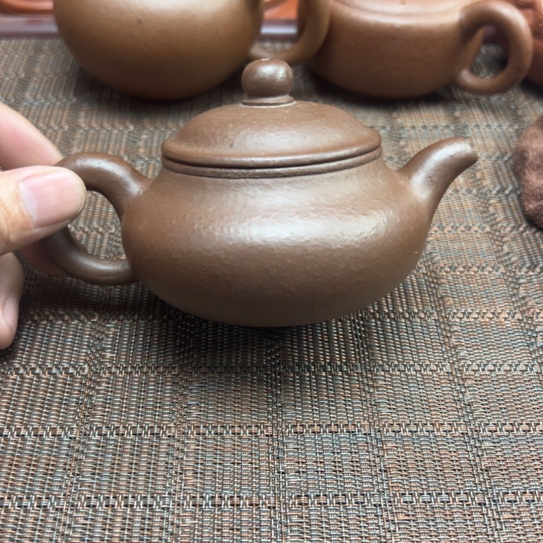 紫砂茶壶宜兴原矿紫砂壶180毫升容量