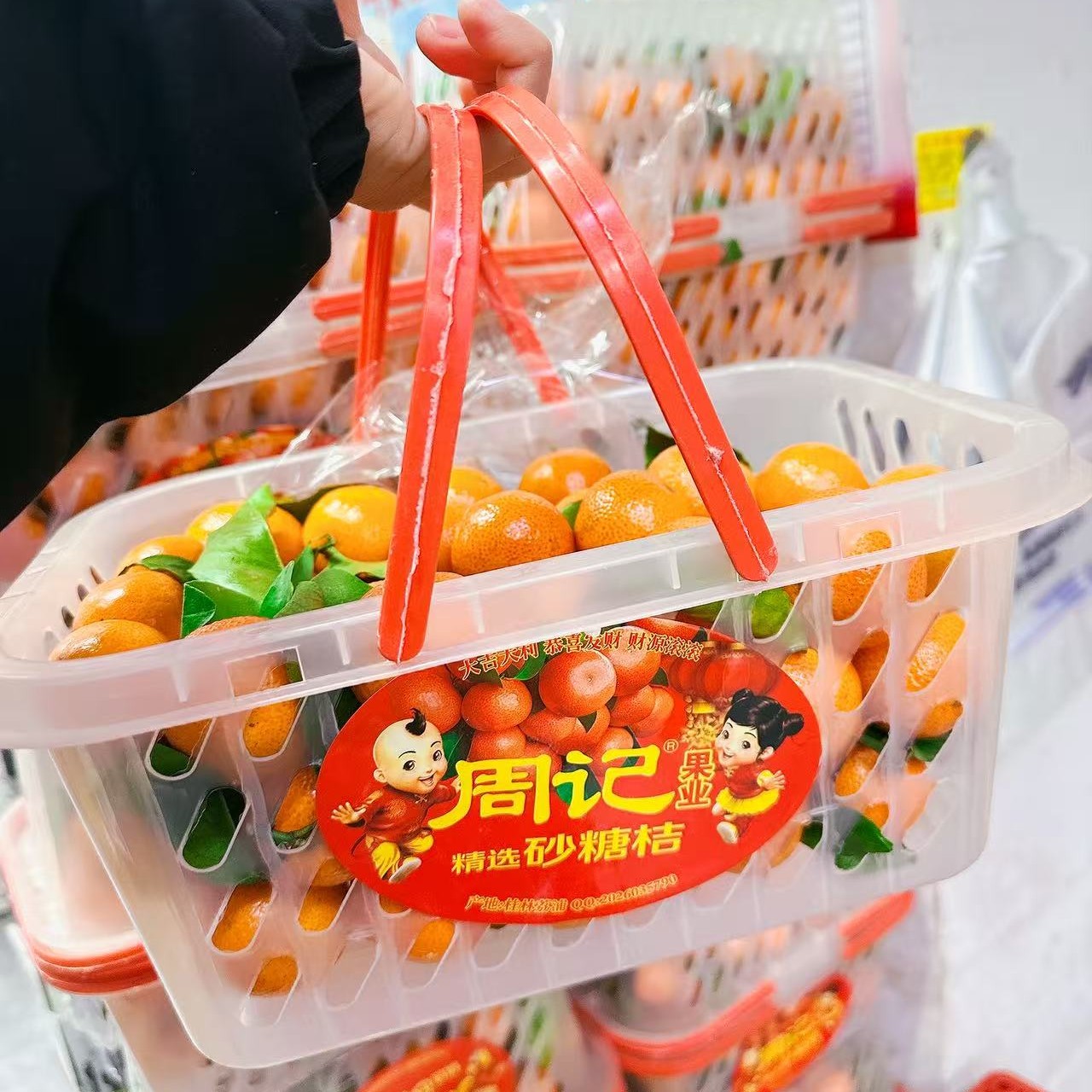 周记砂糖橘 发一筐 毛重4.9斤左右