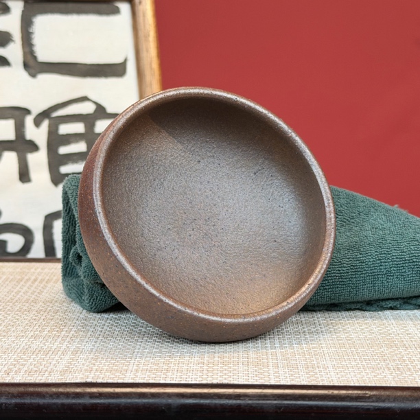 宜兴原矿紫砂老段泥柴烧主人杯光素小容量普洱杯家用茶器